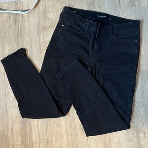 Calvin Klein Black Skinny Ankle Length Denim